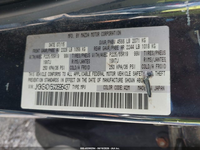 JM3KE4DY5G0696437 Mazda Cx-5 Grand Touring