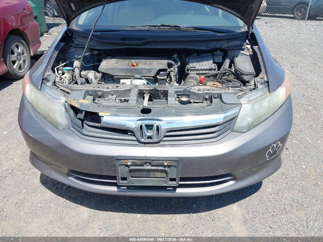 2012 Honda Civic Lx მანქანა იყიდება აუქციონზე, vin: 19XFB2F59CE082339, აუქციონის ნომერი: 45390348