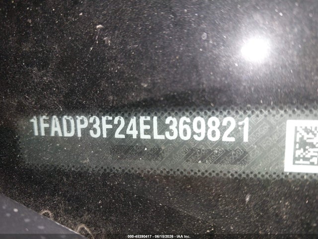 Aukcja sprzedaży 2014 Ford Focus Se, vin: 1FADP3F24EL369821, numer aukcji: 45390417