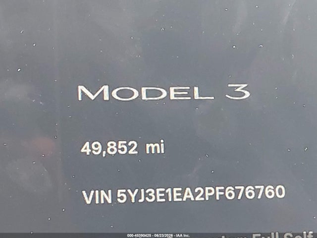 Tesla Model 3 Rear-wheel Drive 2023 5YJ3E1EA2PF676760 Image 14