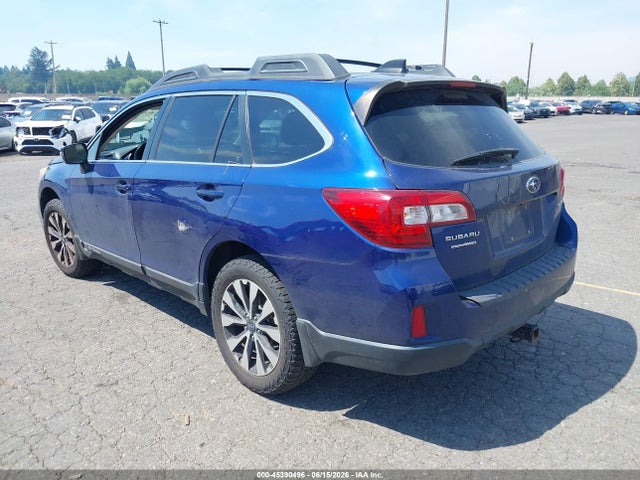 Продаж на аукціоні авто 2016 Subaru Outback 2.5i Limited, vin: 4S4BSBNC3G3285119, номер лоту: 45390496