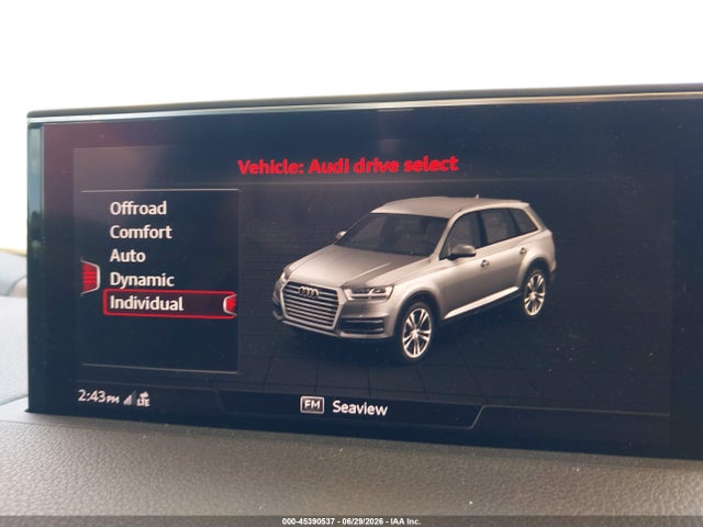 2018 Audi Q7 3.0t Premium მანქანა იყიდება აუქციონზე, vin: WA1VAAF77JD030968, აუქციონის ნომერი: 45390537
