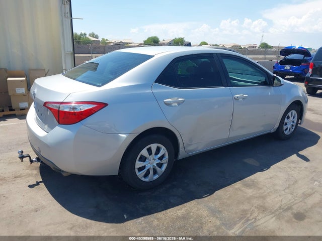 Продаж на аукціоні авто 2016 Toyota Corolla L, vin: 2T1BURHE9GC604762, номер лоту: 45390589