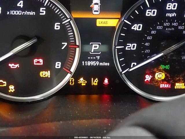 Aukcja sprzedaży 2016 Acura Tlx Tech, vin: 19UUB1F50GA015737, numer aukcji: 45390601