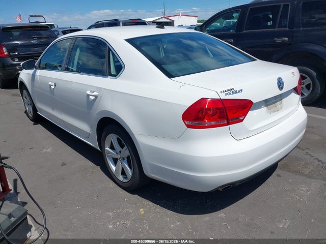 45390656 :رقم المزاد ، 1VWBP7A35CC092955 vin ، 2012 Volkswagen Passat 2.5l Se مزاد بيع