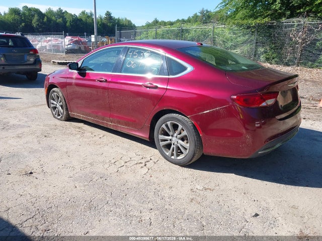 2015 Chrysler 200 Limited მანქანა იყიდება აუქციონზე, vin: 1C3CCCAB6FN645337, აუქციონის ნომერი: 45390677