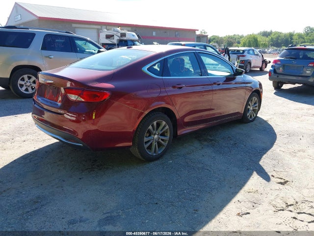 2015 Chrysler 200 Limited მანქანა იყიდება აუქციონზე, vin: 1C3CCCAB6FN645337, აუქციონის ნომერი: 45390677