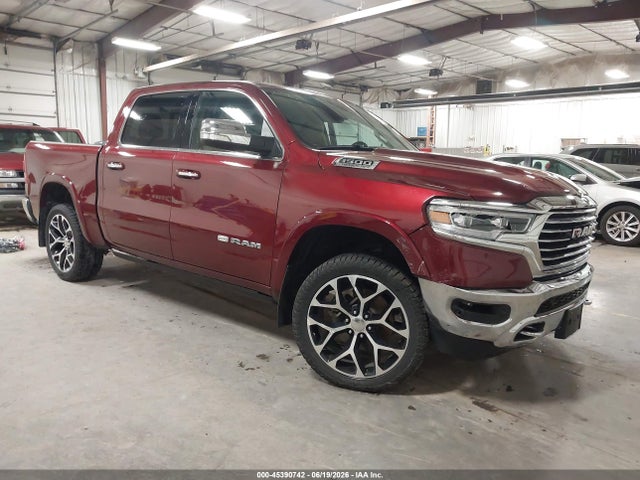 45390742 :رقم المزاد ، 1C6SRFKT1KN886884 vin ، 2019 Ram 1500 Longhorn  4x4 5'7 Box مزاد بيع