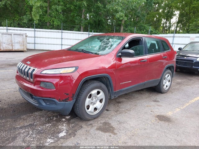 Aukcja sprzedaży 2016 Jeep Cherokee Sport, vin: 1C4PJMAB1GW186562, numer aukcji: 45391020