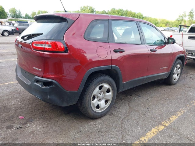 Aukcja sprzedaży 2016 Jeep Cherokee Sport, vin: 1C4PJMAB1GW186562, numer aukcji: 45391020