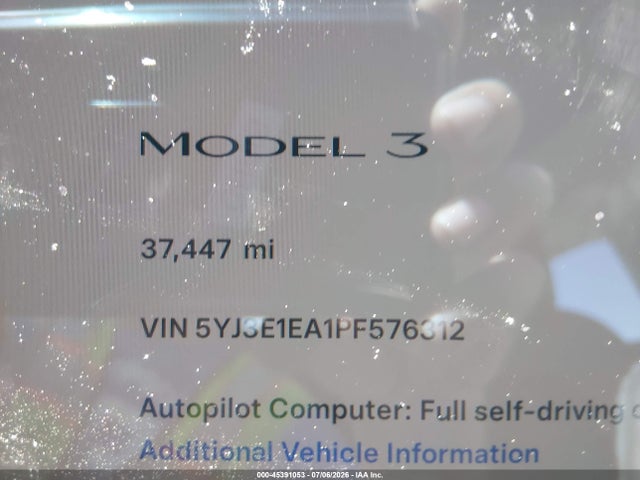 Tesla Model 3 Rear-wheel Drive 2023 5YJ3E1EA1PF576312 Image 7