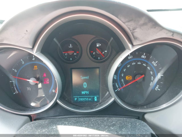 45391062 :رقم المزاد ، 1G1PJ5SC1C7282749 vin ، 2012 Chevrolet Cruze Eco مزاد بيع