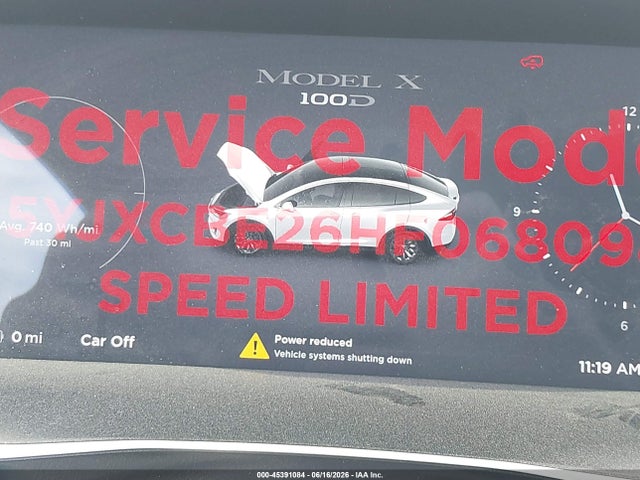 Tesla Model X 100d/75d/90d 2017 5YJXCBE26HF068098 Image 7