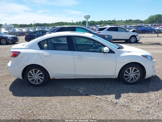 2012 Mazda Mazda3 I Grand Touring მანქანა იყიდება აუქციონზე, vin: JM1BL1W79C1531335, აუქციონის ნომერი: 45391136