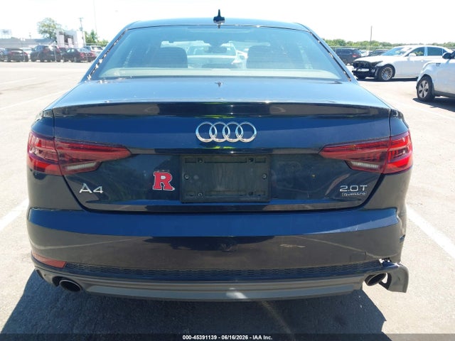Aukcja sprzedaży 2018 Audi A4 2.0t Premium/2.0t Tech Premium, vin: WAUDNAF41JN001520, numer aukcji: 45391139
