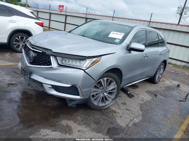 2017 Acura Mdx Technology Package მანქანა იყიდება აუქციონზე, vin: 5J8YD3H54HL001544, აუქციონის ნომერი: 45391245