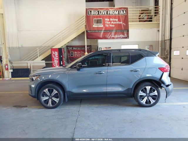 2023 Volvo Xc40 Recharge Pure Electric Twin Plus მანქანა იყიდება აუქციონზე, vin: YV4ED3UW2P2074607, აუქციონის ნომერი: 45391266