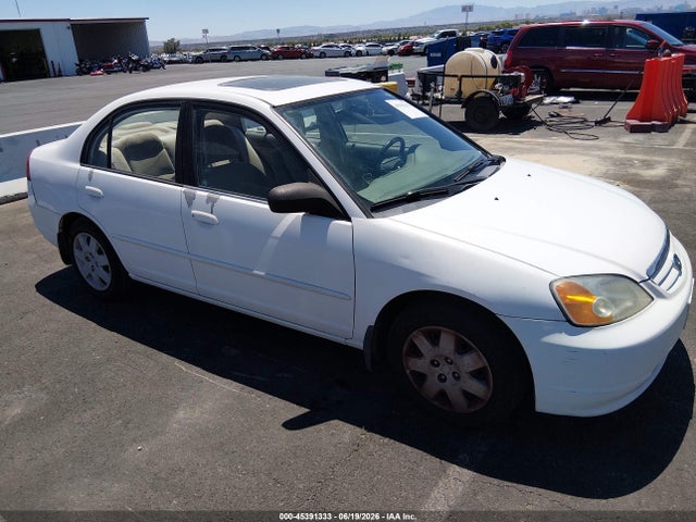 Auction sale of the 2002 Honda Civic Ex, vin: 2HGES26812H574809, lot number: 45391333