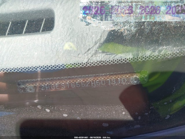 45391461 :رقم المزاد ، 2HGES16552H507310 vin ، 2002 Honda Civic Lx مزاد بيع