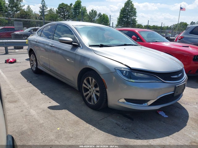 2015 Chrysler 200 Limited მანქანა იყიდება აუქციონზე, vin: 1C3CCCAB6FN702507, აუქციონის ნომერი: 45391674