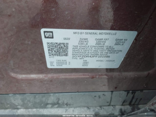 Продаж на аукціоні авто 2023 Cadillac Xt4 Awd Premium Luxury, vin: 1GYFZDR42PF101085, номер лоту: 45391798