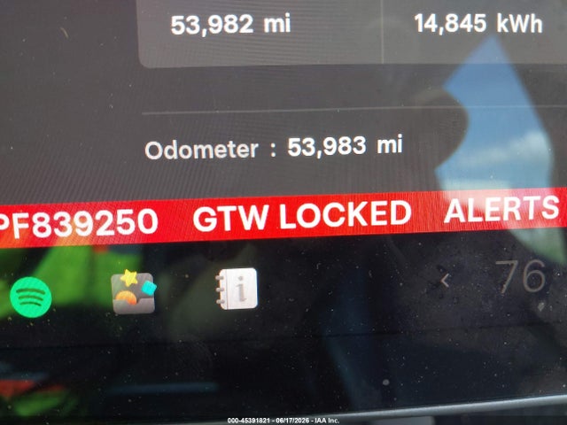 2023 Tesla Model Y Performance Dual Motor All-wheel Drive მანქანა იყიდება აუქციონზე, vin: 7SAYGDEF6PF839250, აუქციონის ნომერი: 45391821