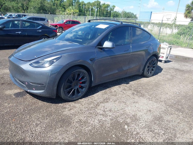 2023 Tesla Model Y Performance Dual Motor All-wheel Drive მანქანა იყიდება აუქციონზე, vin: 7SAYGDEF6PF839250, აუქციონის ნომერი: 45391821