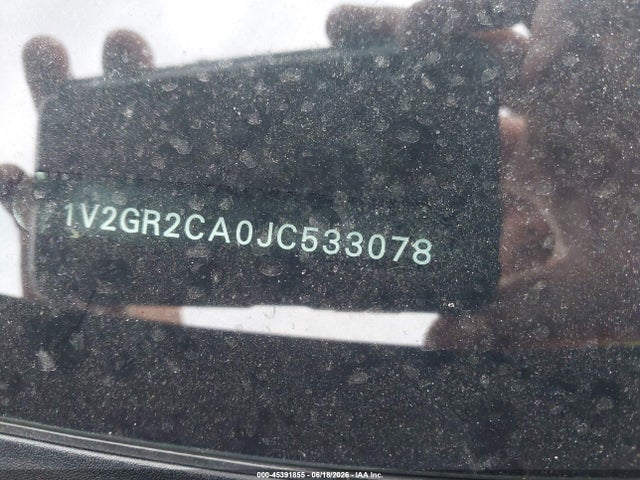 2018 Volkswagen Atlas 3.6l V6 S მანქანა იყიდება აუქციონზე, vin: 1V2GR2CA0JC533078, აუქციონის ნომერი: 45391855