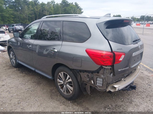 2019 Nissan Pathfinder S მანქანა იყიდება აუქციონზე, vin: 5N1DR2MN9KC643923, აუქციონის ნომერი: 45391911