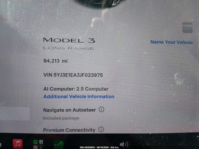 Tesla Model 3 Long Range/mid Range 2018 5YJ3E1EA3JF023975 Image 15