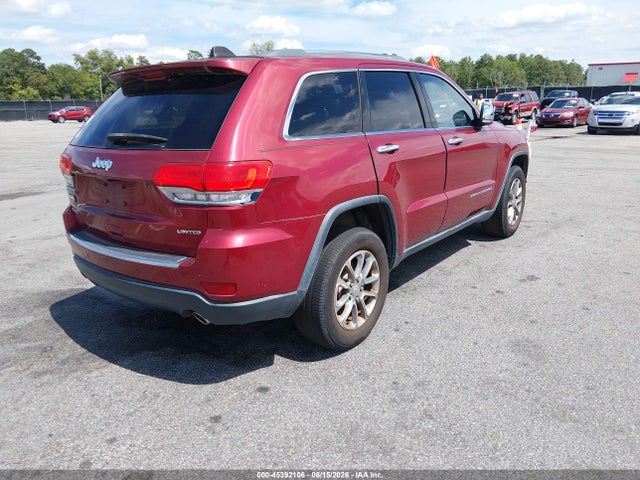 Aukcja sprzedaży 2014 Jeep Grand Cherokee Limited, vin: 1C4RJFBG2EC294332, numer aukcji: 45392106