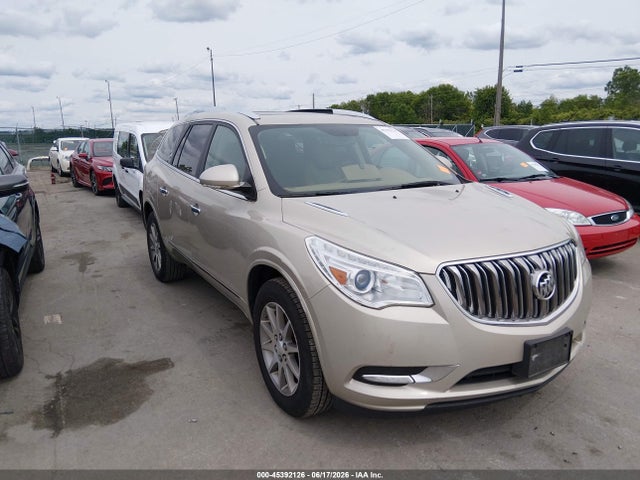 45392126 :رقم المزاد ، 5GAKRBKD1GJ118204 vin ، 2016 Buick Enclave Leather مزاد بيع