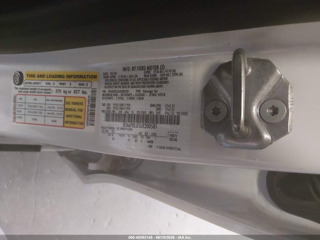 Ford Fusion Hybrid Se 2020 3FA6P0LU5LR200581 Image 9