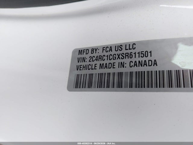 Chrysler Voyager Lx 2025 2C4RC1CGXSR611501 Image 9
