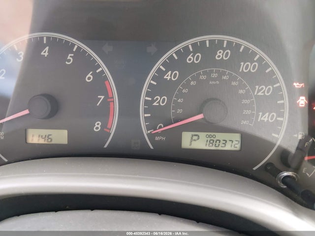 45392343 :رقم المزاد ، JTDBL40E499050167 vin ، 2009 Toyota Corolla Le مزاد بيع