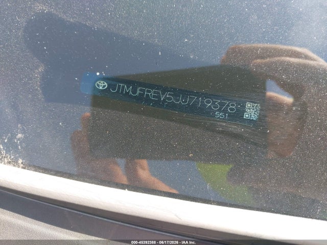 Aukcja sprzedaży 2018 Toyota Rav4 Se, vin: JTMJFREV5JJ719378, numer aukcji: 45392388