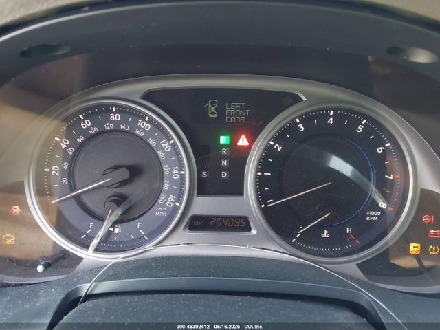 Продаж на аукціоні авто 2009 Lexus Is 250, vin: JTHBK262792093123, номер лоту: 45392412