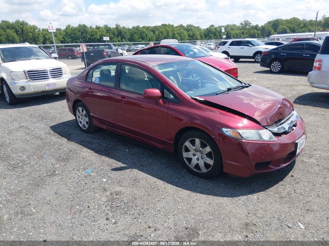 2009 Honda Civic Lx მანქანა იყიდება აუქციონზე, vin: 19XFA16599E000342, აუქციონის ნომერი: 45392487