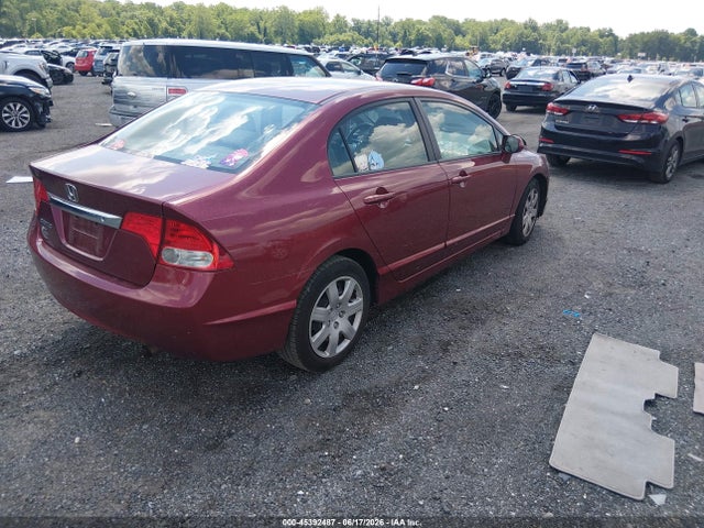 2009 Honda Civic Lx მანქანა იყიდება აუქციონზე, vin: 19XFA16599E000342, აუქციონის ნომერი: 45392487