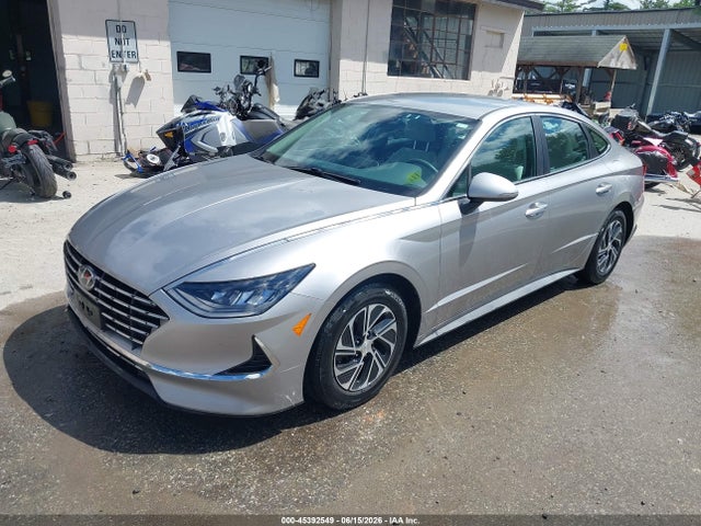 Hyundai Sonata Blue 2021 KMHL24JJ1MA030884 Image 2