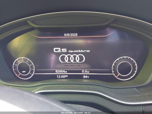 Продаж на аукціоні авто 2018 Audi Q5 2.0t Premium/2.0t Tech Premium, vin: WA1ANAFY6J2050667, номер лоту: 45392595
