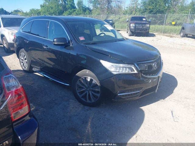 Aukcja sprzedaży 2016 Acura Mdx Technology   Acurawatch Plus Packages/technology Package, vin: 5FRYD4H4XGB002757, numer aukcji: 45392724