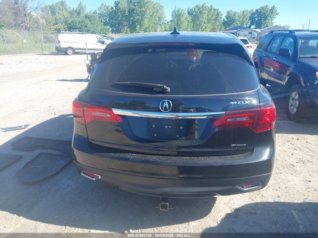 45392724 :رقم المزاد ، 5FRYD4H4XGB002757 vin ، 2016 Acura Mdx Technology   Acurawatch Plus Packages/technology Package مزاد بيع