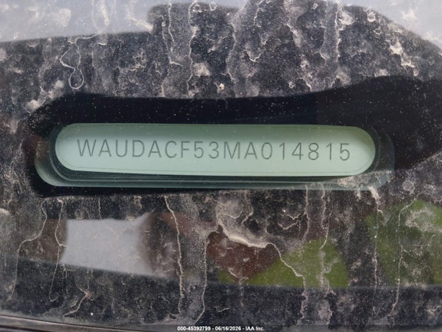 45392799 :رقم المزاد ، WAUDACF53MA014815 vin ، 2021 Audi A5 Sportback Premium 45 Tfsi Quattro S Tronic مزاد بيع
