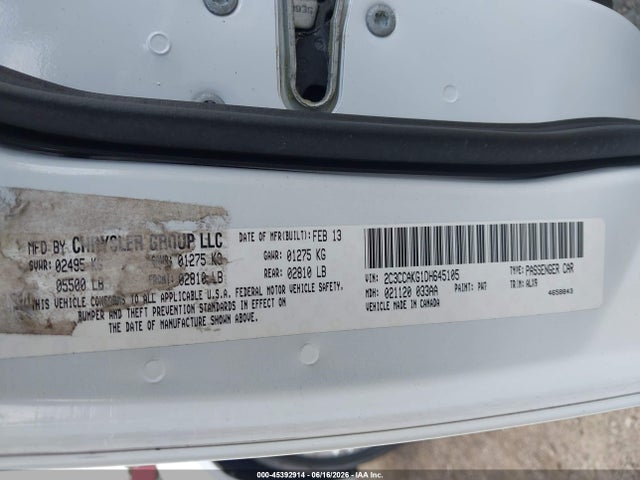 Продаж на аукціоні авто 2013 Chrysler 300c Awd, vin: 2C3CCAKG1DH645105, номер лоту: 45392914