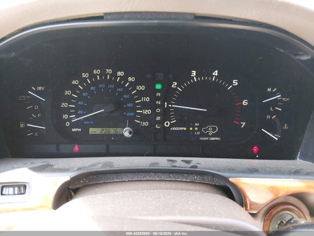 Aukcja sprzedaży 1998 Lexus Lx 470, vin: JT6HT00W4W0010688, numer aukcji: 45392980