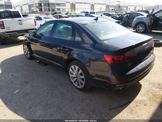 2017 Audi A4 Ultra Premium მანქანა იყიდება აუქციონზე, vin: WAUGMAF41HN066281, აუქციონის ნომერი: 45393142