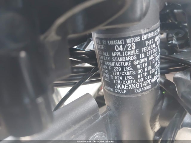 Kawasaki EX400 2023 JKAEXKG14PDAR9482 Image 10