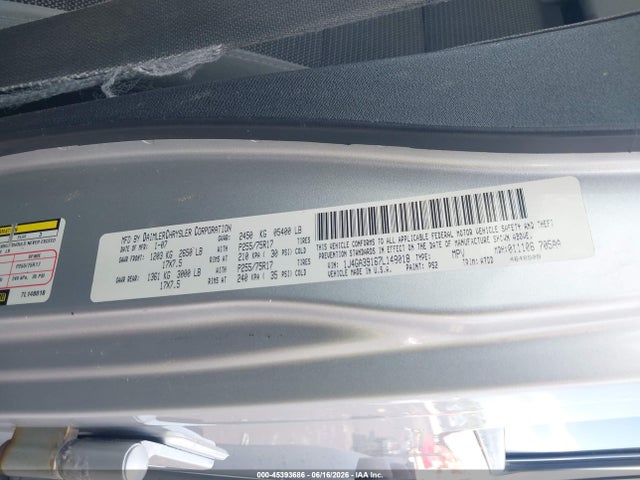 Продажа на аукционе авто 2007 Jeep Wrangler Unlimited X, vin: 1J4GA39167L148018, номер лота: 45393686