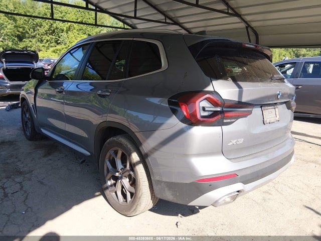 2023 Bmw X3 Xdrive30i მანქანა იყიდება აუქციონზე, vin: WBX57DP05PN244502, აუქციონის ნომერი: 45393688